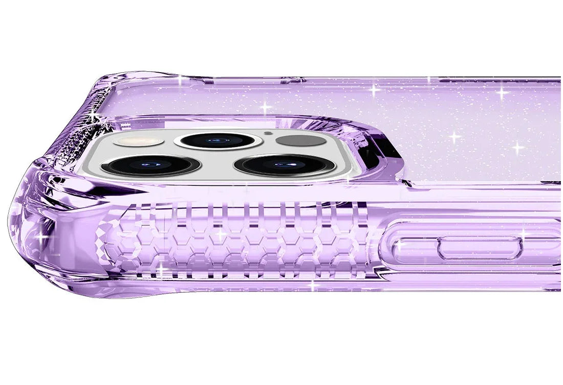 Itskins Hybrid Spark iPhone 12 & 12 Pro Cover - Light Purple - Tashqila Itskins Hybrid Spark iPhone 12 & 12 Pro Cover - Light Purple - Tashqila